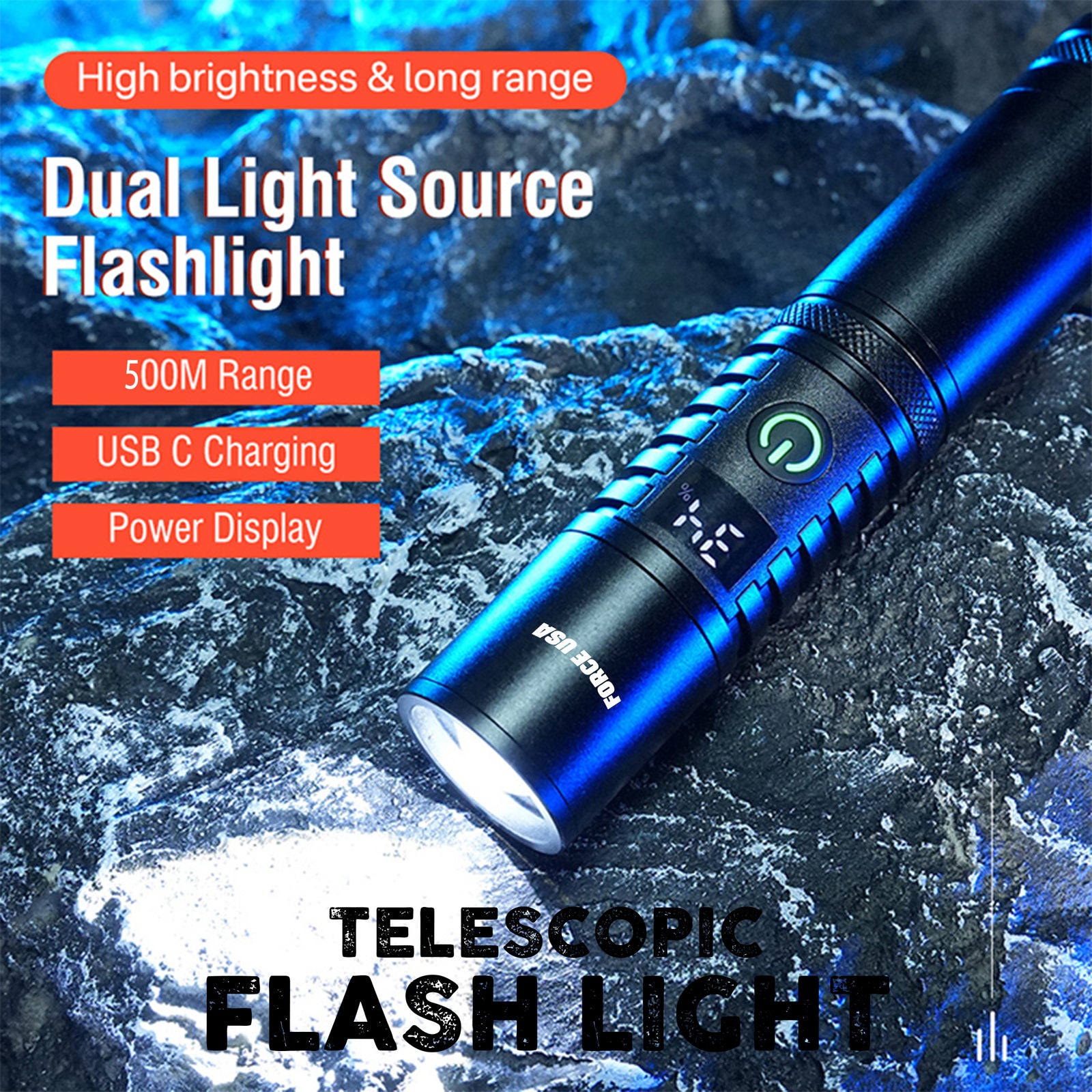 Force USA Telescopic Flashlight - Image 7