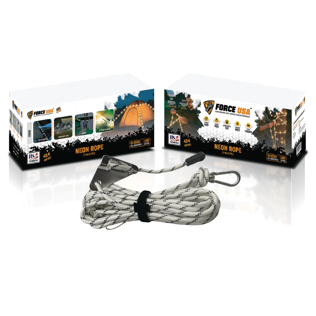 Force USA Neon Rope Light 7m / 23ft – 40 Hours Full Brightness