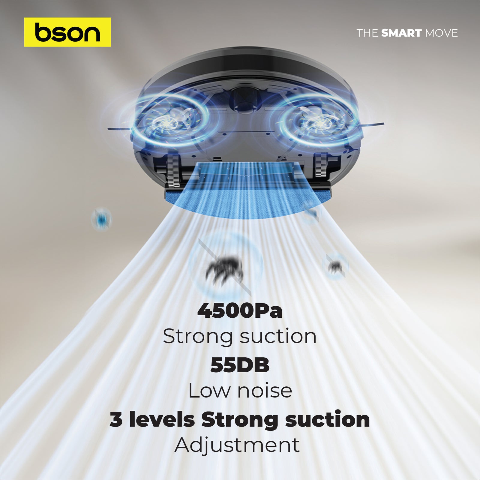 Bson Laser Intelligent Robot Vacuum Cleaner - Image 3