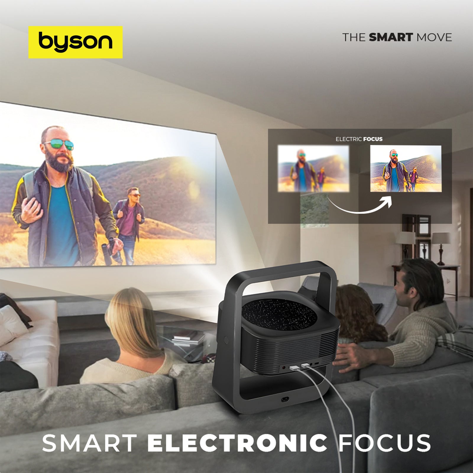 Bson Aurora Smart Home Projector 5G WiFi - Image 7