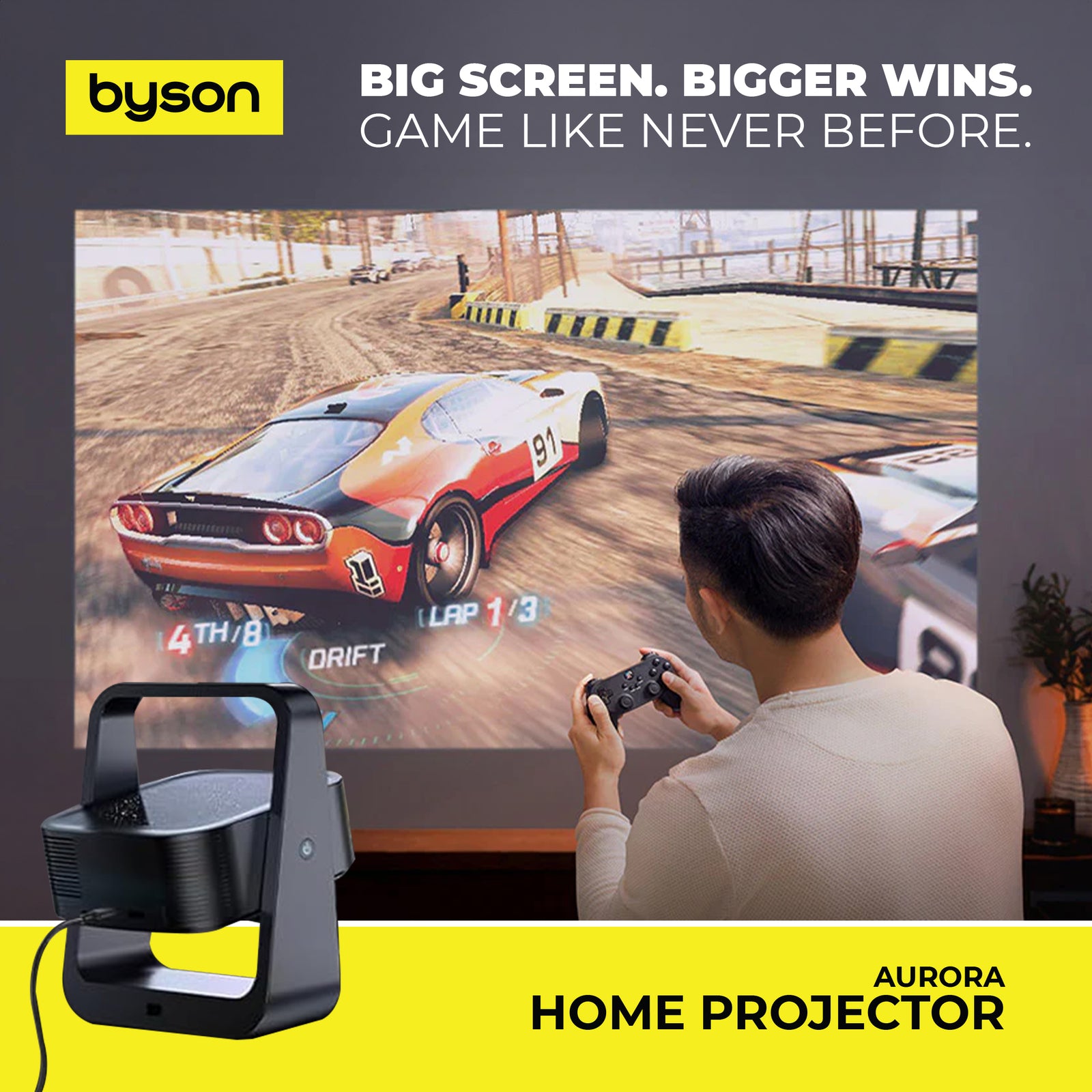 Bson Aurora Smart Home Projector 5G WiFi - Image 3