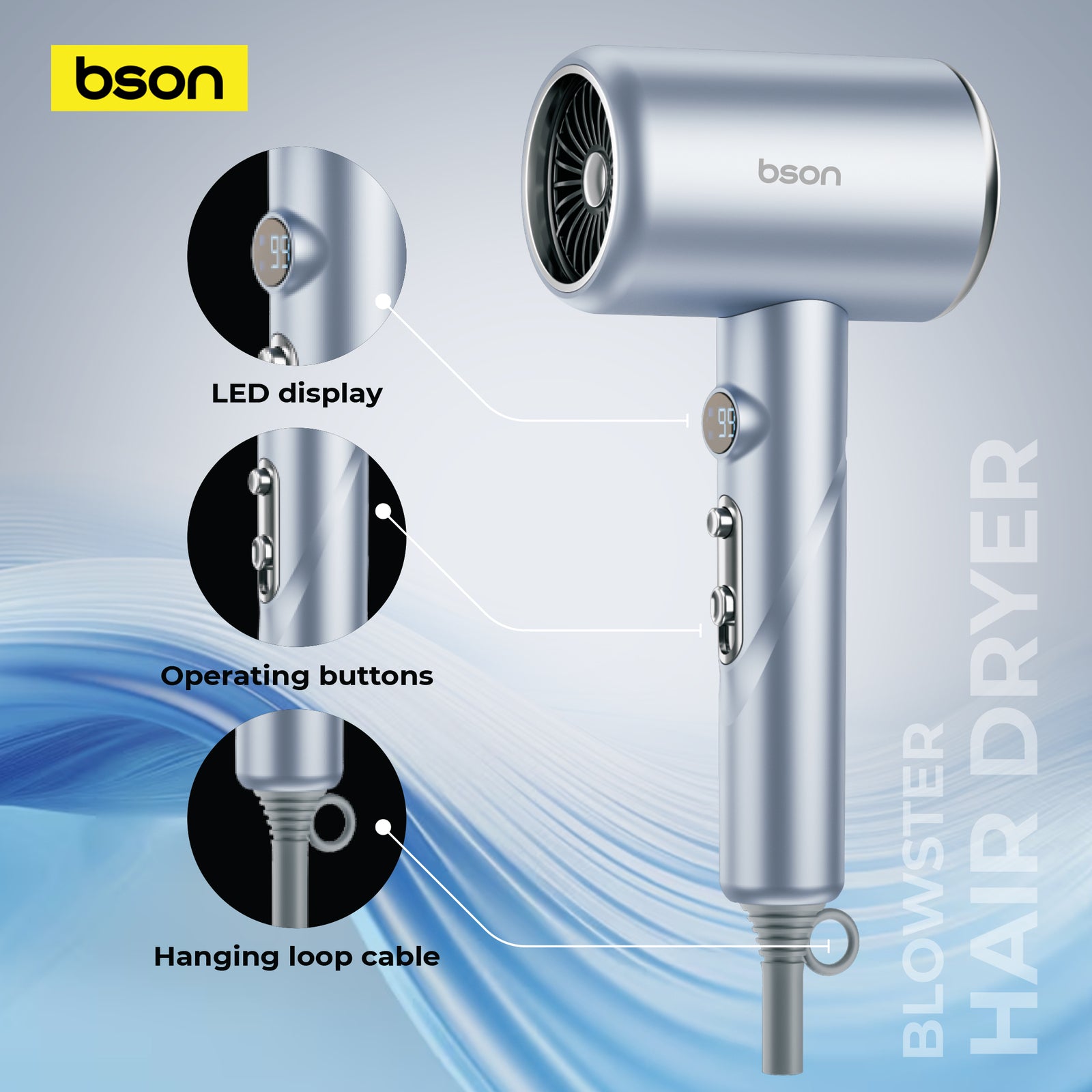 Bson Blowster Hair Dryer - Image 3