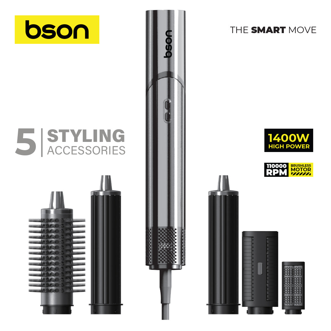 Bson 6-in-1 Professional Hair Dryer & Styler – 110 - Image 5