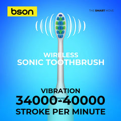 Bson Wireless Sonic Toothbrush With 60-Day Battery Life - Image 2