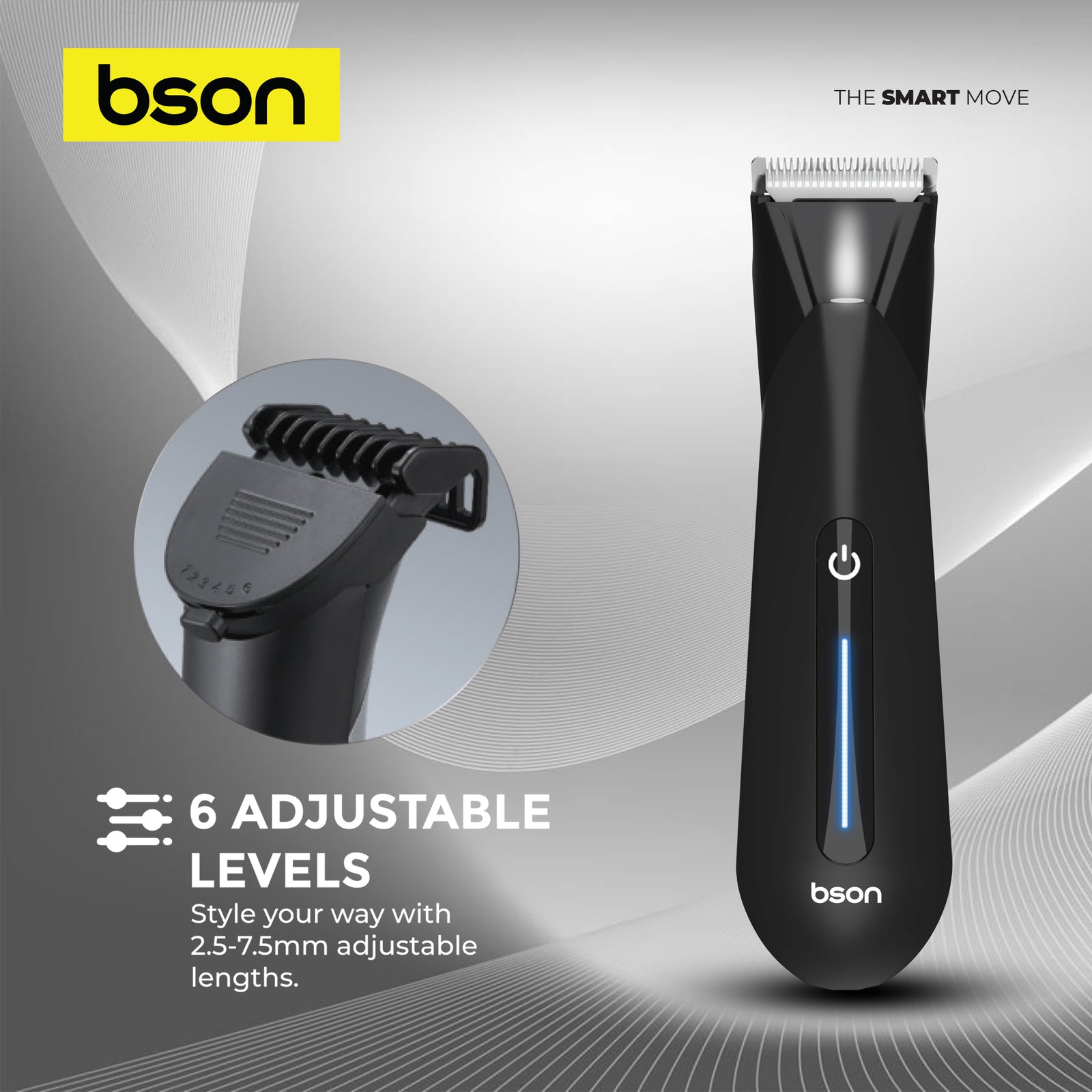 Bson Sensitive Body Pro Trimmer – Skin Secure Design - Image 5