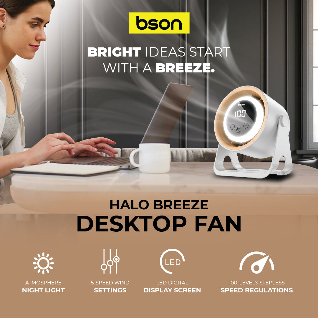 Bson Halo Breeze Desktop Fan - Image 5