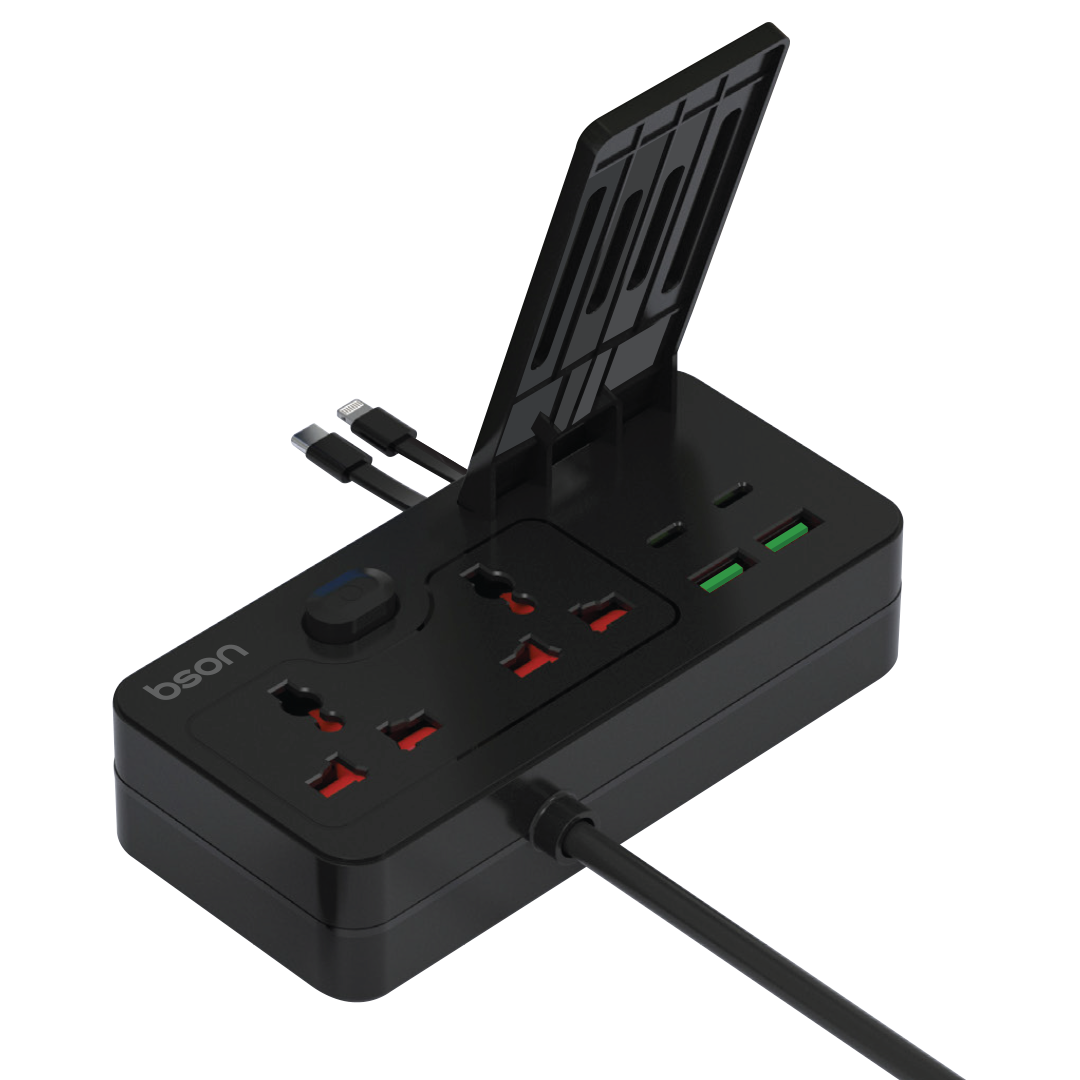 BSON Multi-Power Socket Extension 8-port fast-charging power socket with