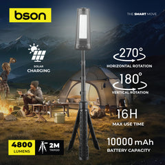 Bson Multi-Function Solar Camp Light – 4800 Lumens - Image 4