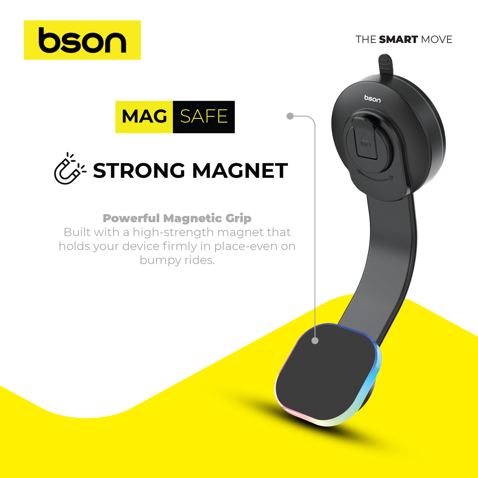Bson Wireless LED Phone Holder – 15W Fast Wireless Charging - Image 7