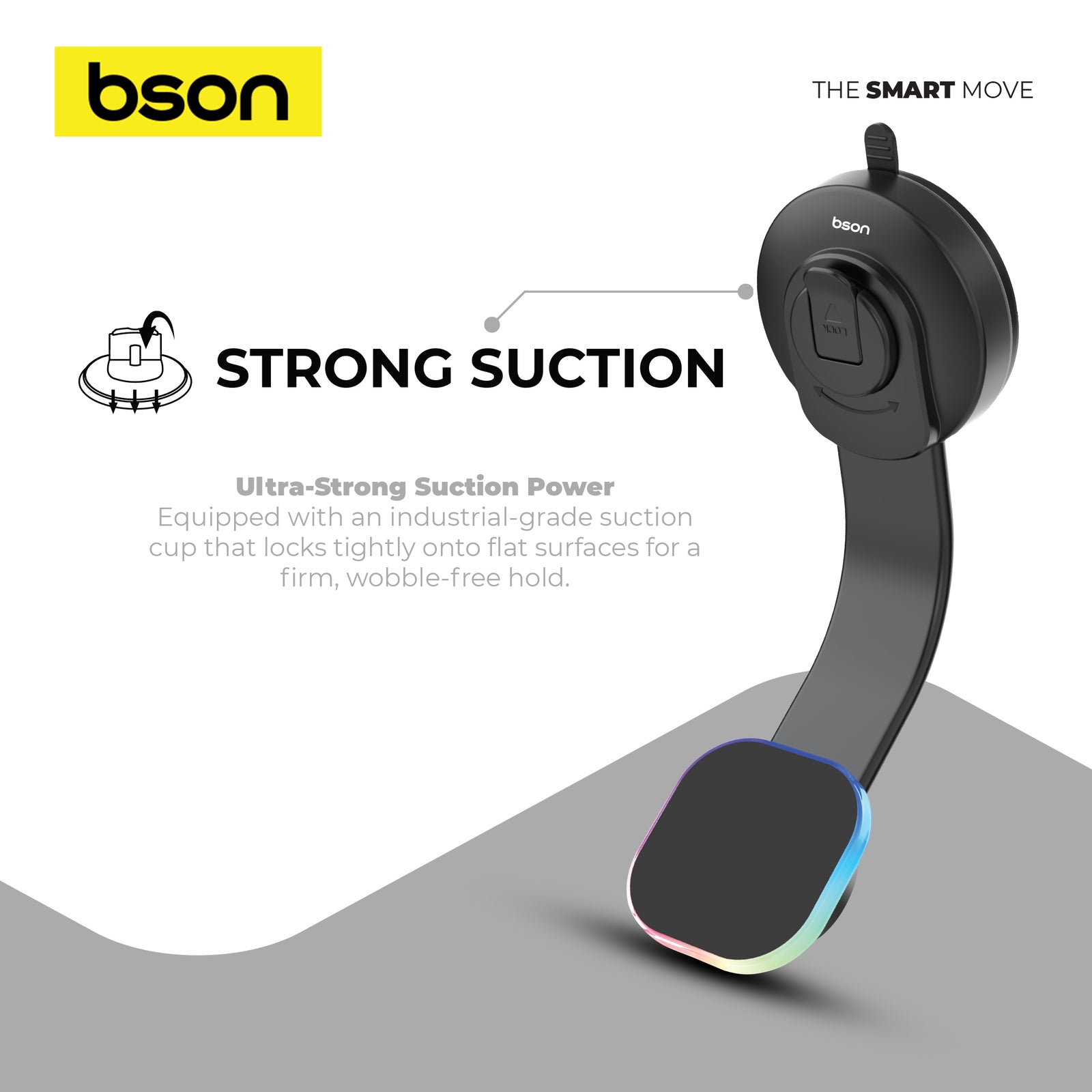 Bson Wireless LED Phone Holder – 15W Fast Wireless Charging - Image 6
