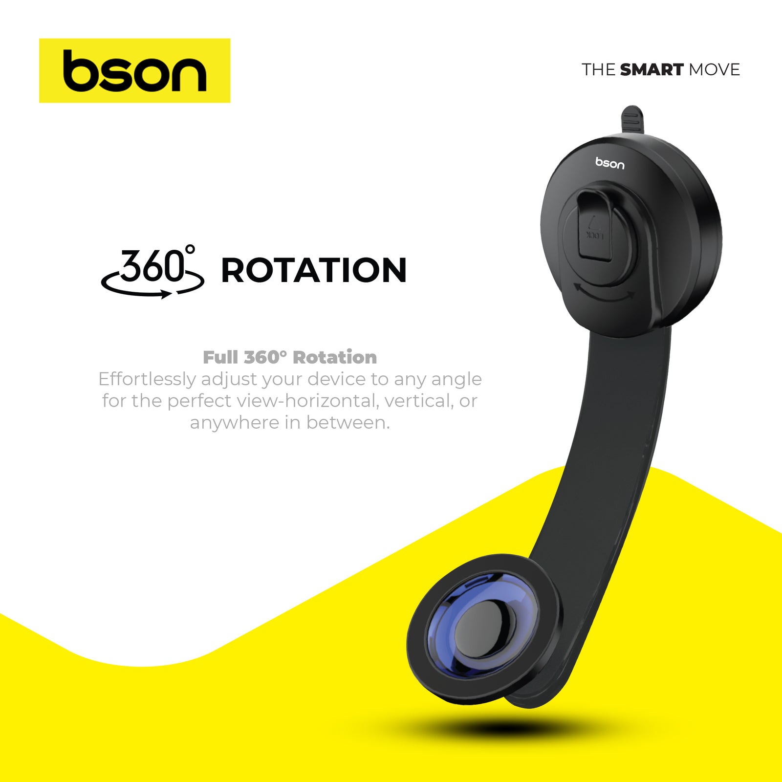 Bson Ultimate Suction Phone Holder – Strong MagSafe Magnetic Mount - Image 6