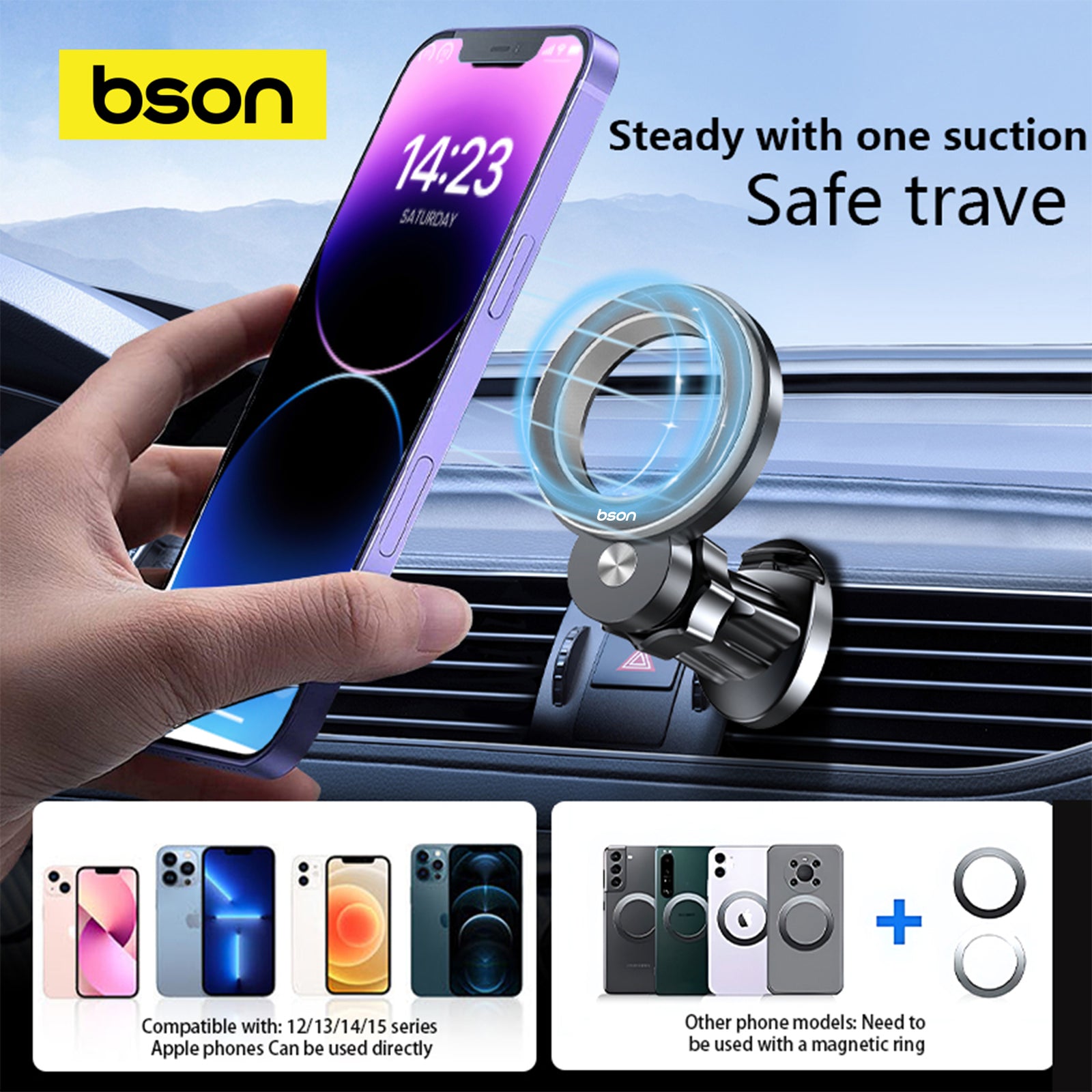 Bson VentPro MagSafe Phone Holder - Image 6