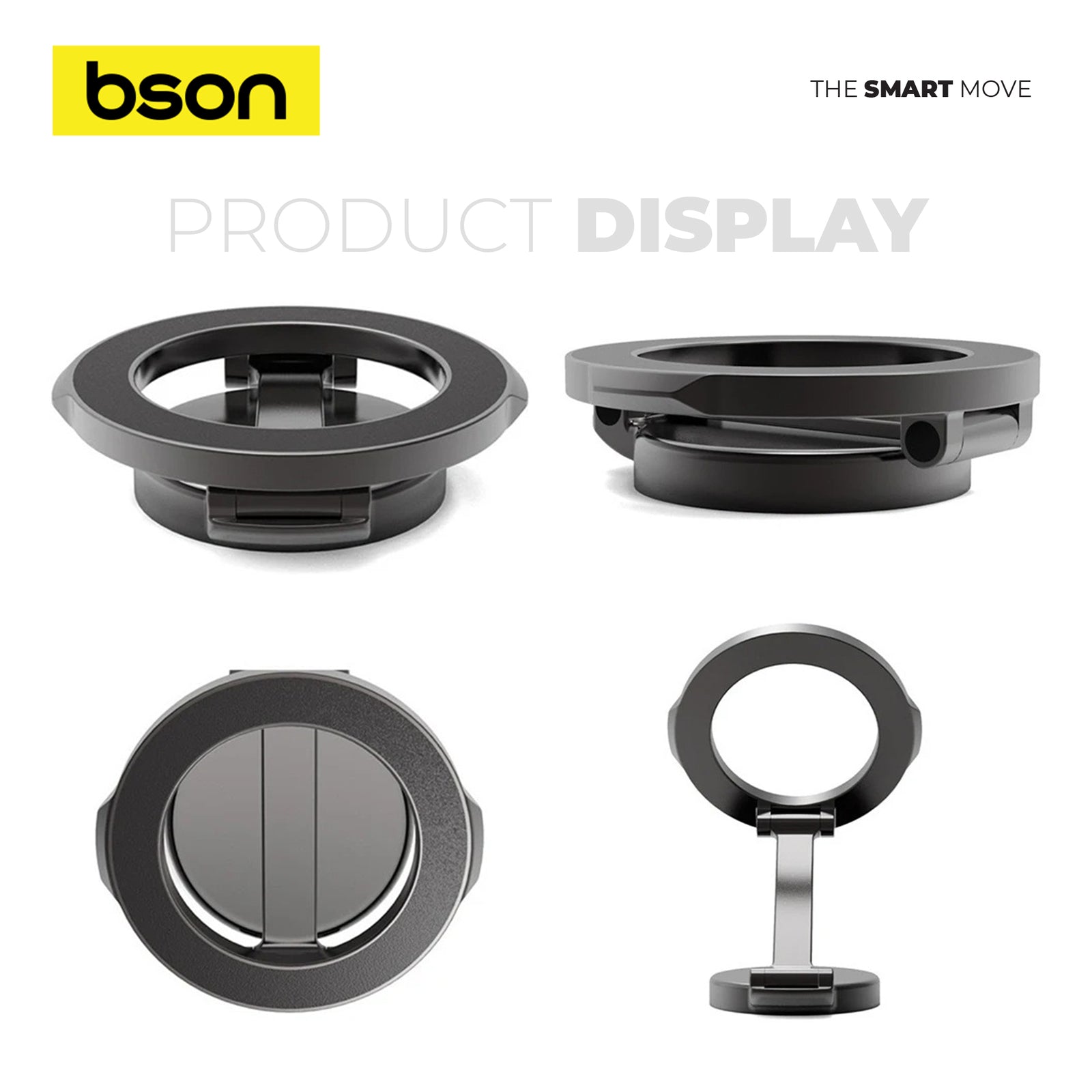 Bson Foldable Phone Holder – Ultimate Suction Mount with Strong MagSafe Magnetic - Image 6