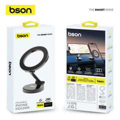 Bson Foldable Phone Holder – Ultimate Suction Mount with Strong MagSafe Magnetic - Image 2