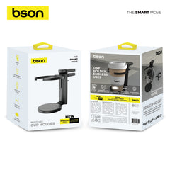 BSON Multi-Use Cup Holder – Universal Fit with Strong Clip - Image 2