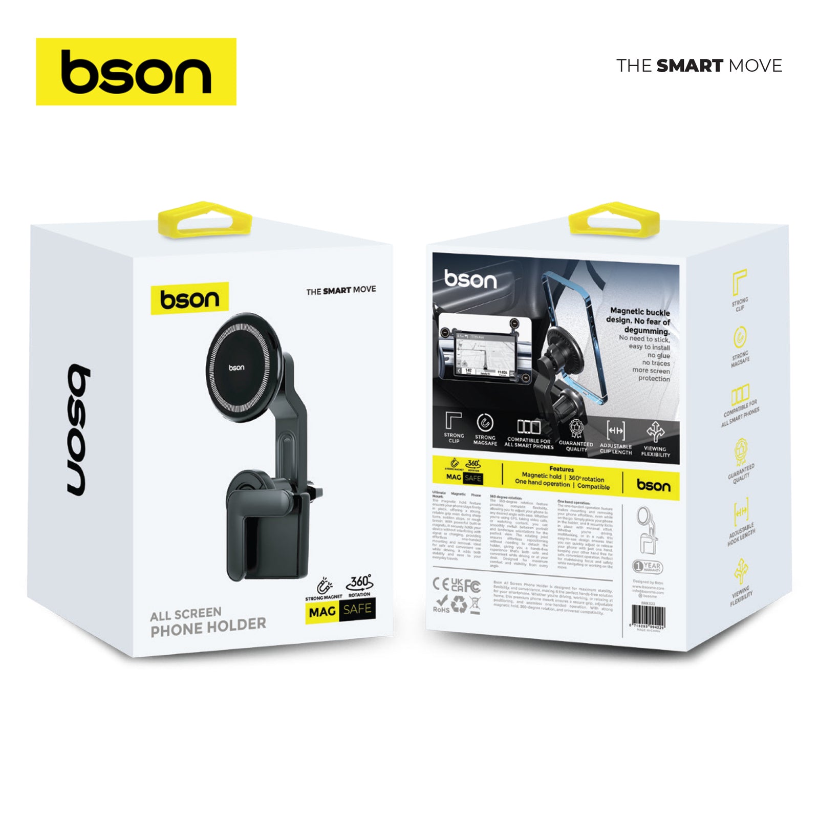 Bson All Screen Phone Holder – Strong MagSafe Magnetic Mount - Image 7