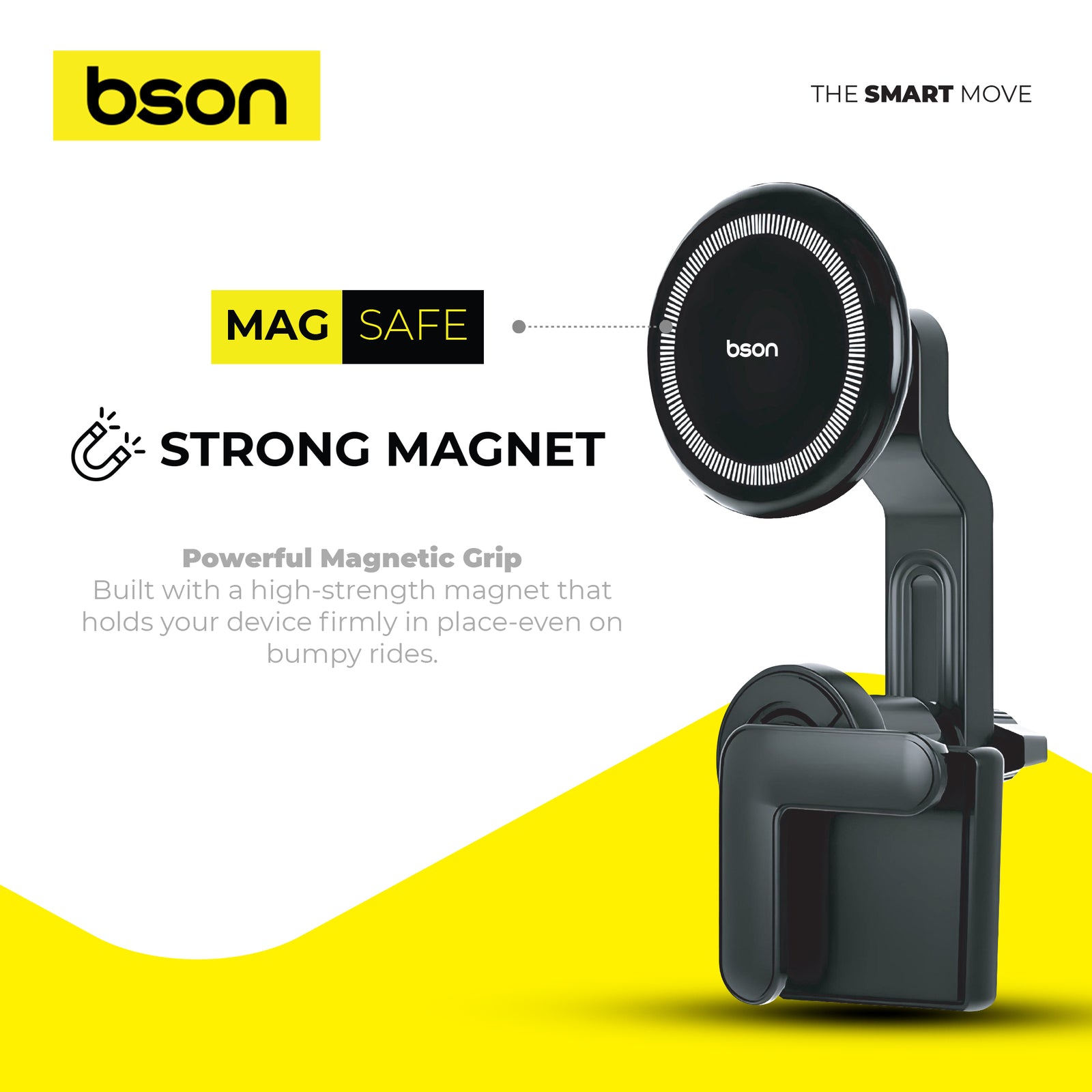 Bson All Screen Phone Holder – Strong MagSafe Magnetic Mount - Image 4