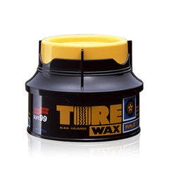 SOFT99 Tire Black Wax 170g, Premium Tire Dressing & Restorer, Deep Black Matte Finish, UV Protection & Water Repellent Tire Wax