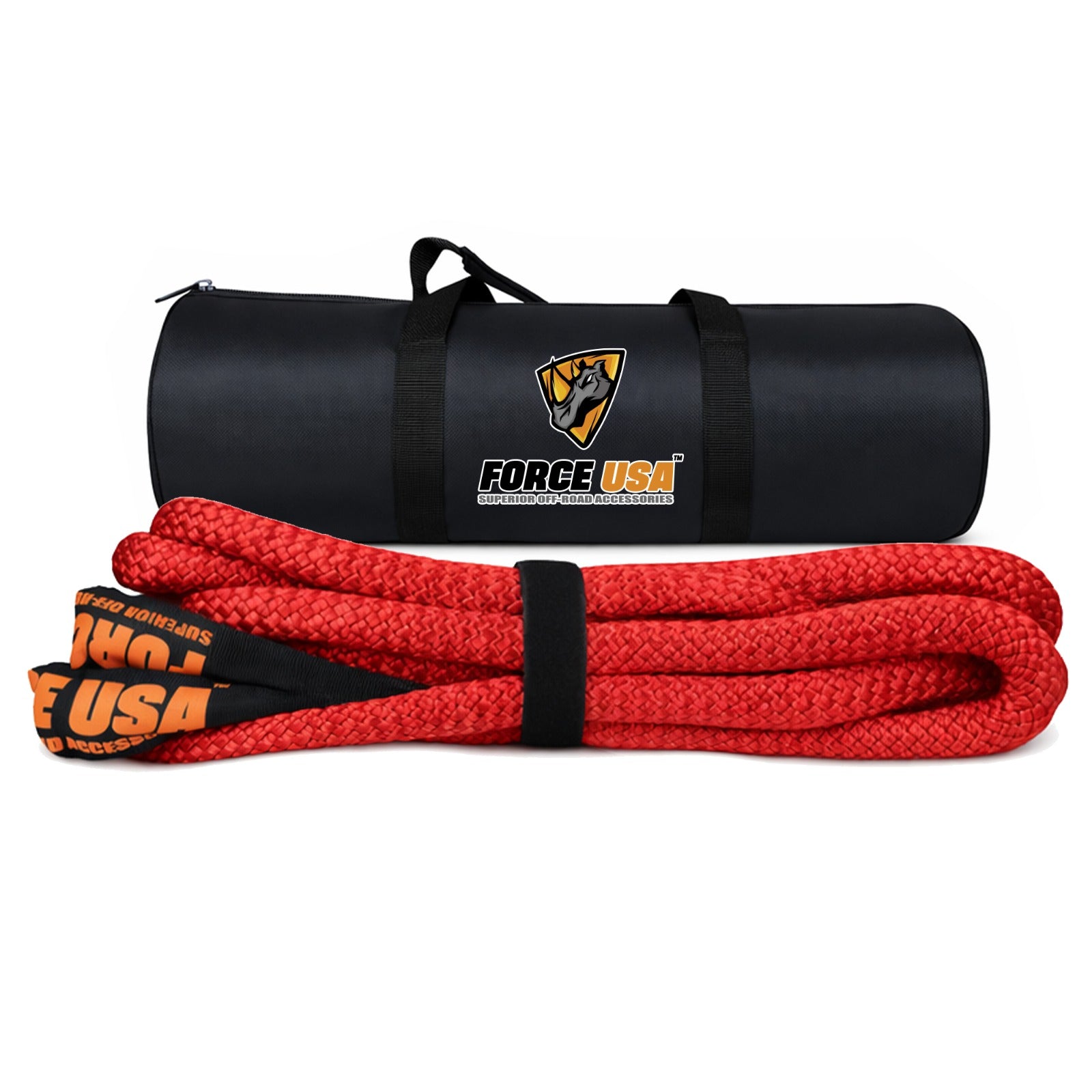 FORCE USA Extreme Strength Kinetic Tow Rope - Red Heavy Duty- 9M - Image 4
